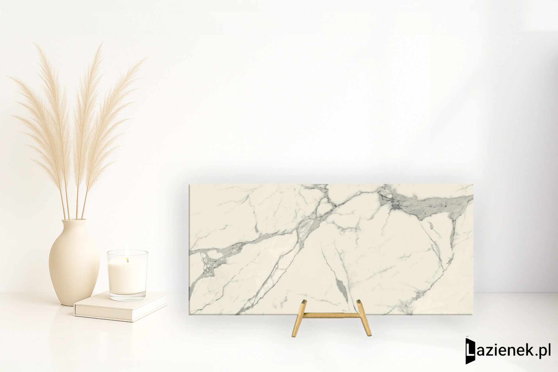 Cotto D'este Vanity Bianco Statuario opalizujący mat 120x278 cm gr. 7 mm - płytka rektyfikowana / EK6VA11